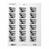 Eagle- und Flag-Adressbezeichnungen Adressaufkleber (Vorne)