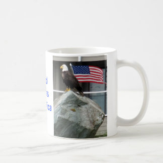 Eagle und Flagge Kaffeetasse