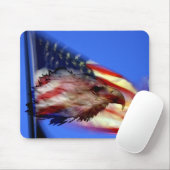 Eagle und Flagge Mousepad (Mit Mouse)