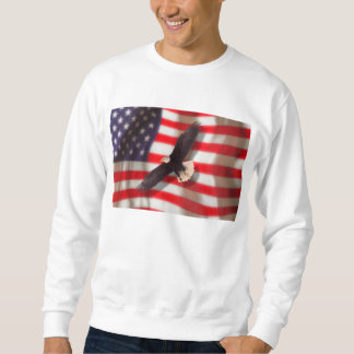 Eagle und Flagge-Sweatshirt Sweatshirt