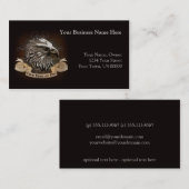 Eagle und Rolle-Visitenkarte Visitenkarte (Vorne/Hinten)