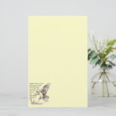 Eagle und Schrifts-Briefpapier Briefpapier (Stehend Vorderseite)