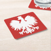 Eagle-Untersetzer Rechteckiger Pappuntersetzer (angewinkelt)