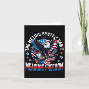 Eagle US-Flagge das metrische System kann nicht me Karte