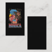 Eagle USA Amerika 4. Juli Merica Visitenkarte (Vorne/Hinten)