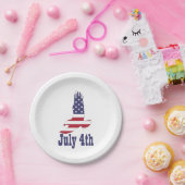 Eagle, USA Flag, 4. Juli Paper Tellers Pappteller (Party)