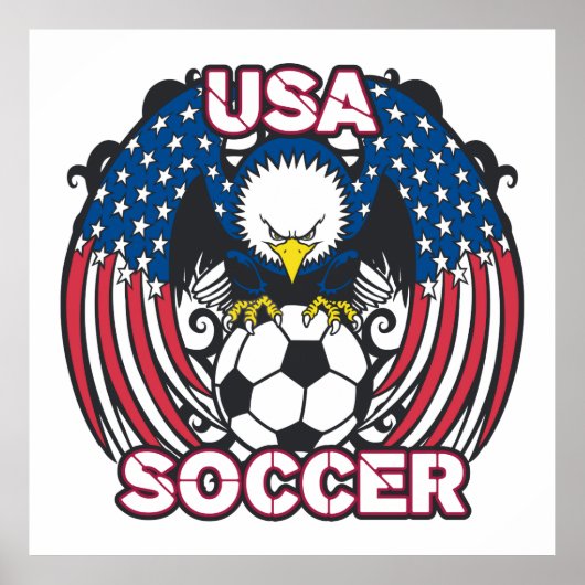 Eagle USA Soccer Poster (Vorne)