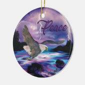Eagle verbreitet Frieden Keramik Ornament (Links)