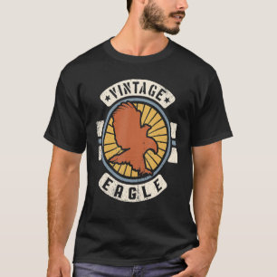Eagle Vintag Classic Retro 60er 70er Tier T-Shirt