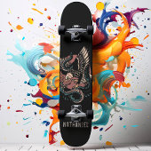 Eagle Vs Snake Retro Tattoo Style Individuelle Nam Skateboard