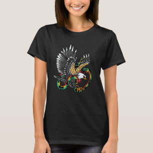 Eagle vs Snake Tattoo Design T-Shirt