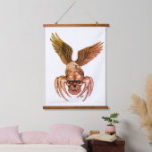 Eagle Wandteppich Mit Holzrahmen (Schlafzimmer)
