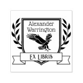 Eagle Wappen Ribbon Ex Libris Bibliotheksname Permastempel (Design)