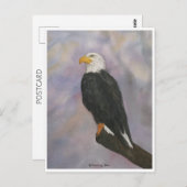 Eagle Watercolor Postkarte (Vorne/Hinten)