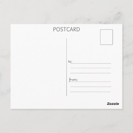 Eagle Watercolor Postkarte (Rückseite)