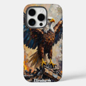 Eagle wiederbelebt, fiery aufgetaucht Case-Mate iPhone hülle (Rückseite)