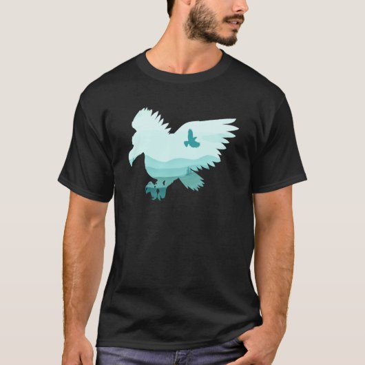 Eagle Wild Animal Endangered Animal Apparel T-Shirt (Vorderseite)