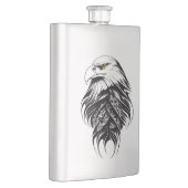 Eagle Wild Animal Nature Illustration Art Flachmann (Rechts)