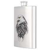 Eagle Wild Animal Nature Illustration Art Flachmann (Links)