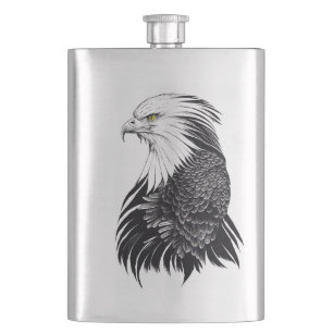 Eagle Wild Animal Nature Illustration Art Flachmann
