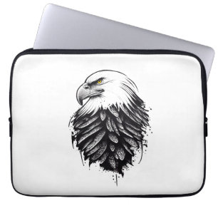 Eagle Wild Animal Nature Illustration Art Laptopschutzhülle