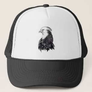 Eagle Wild Animal Nature Illustration Art Truckerkappe
