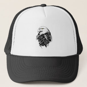 Eagle Wild Animal Nature Illustration Art Truckerkappe