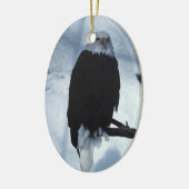 Eagle Wildlife Holiday Decorations Keramikornament (Links)