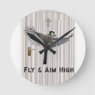 Eagle Wildlife Nature Clock Runde Wanduhr