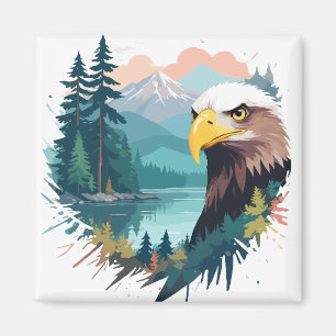 Eagle Wildtiere Natur im Freien Wildnis Magnet