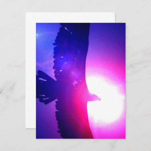 Eagle Wings Einladung (Vorne/Hinten)