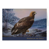 Eagle wisdom Ferdinand von Wright 1884 CC055 Card (Vorderseite (Horizontal))