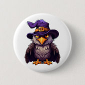 Eagle Witch Hat lustiges Halloween Kostüm für Kind Button (Vorderseite)