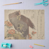 Eagle With a Uptured Claw Azalea Bush von Shunman Seidenpapier (Basteln)