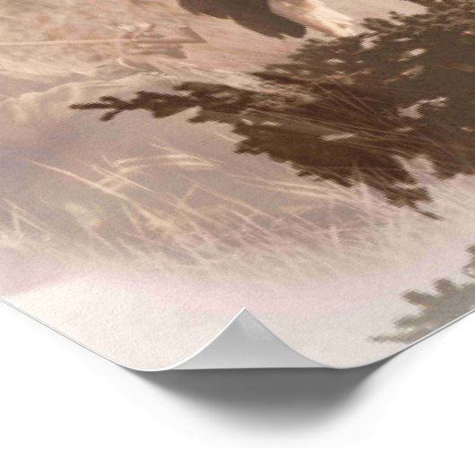 Eagle Wolf Poster (Ecke)