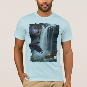 Eagle, Wolf, Raven & Falls Naturekamera T - Shirt