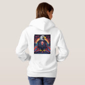 "Eagle Women's Hoodie" Hoodie (Schwarz voll)