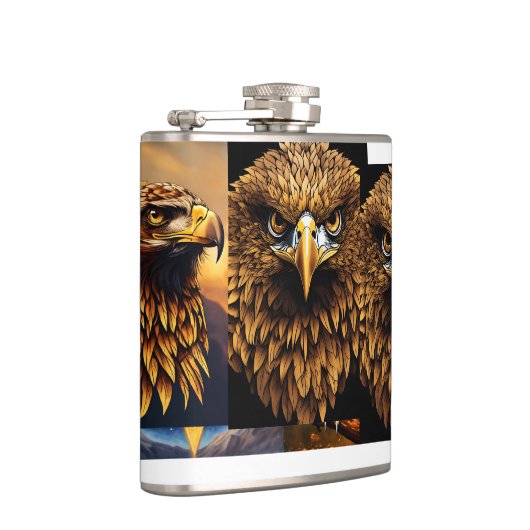 Eagle Wrapped Flask Flachmann (Rechts)