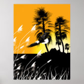 Eagle Wüste Summer Silhouetten Poster (Vorne)
