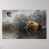 Eaglebear Mtn. -Adler, Bär Poster (Vorne)