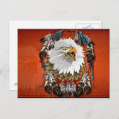 EagleDreamcatcher-Postcard Postkarte (Vorne/Hinten)