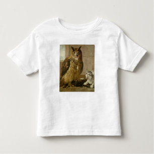 Eagleeule und -katze mit toten Ratten Kleinkind T-shirt