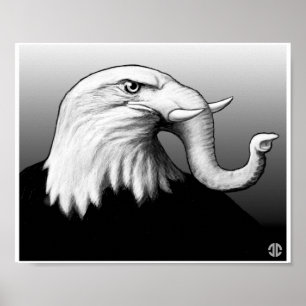 Eaglephant Poster