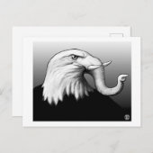 Eaglephant Postkarte (Vorne/Hinten)