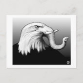 Eaglephant Postkarte (Vorderseite)