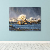 Eagles And Rough Water Leinwanddruck (Insitu (Holzboden))