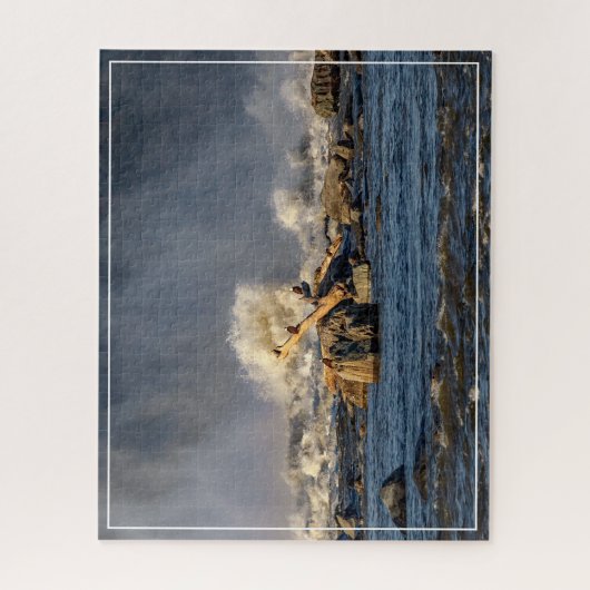 Eagles And Rough Water Puzzle (Vertikal)