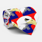 Eagles Blue Football Basketball Baseball Necktie Krawatte (Gerollt)