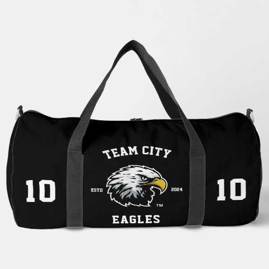 Eagles "Customizable" Sport Team Duffle Bag (Vorderseite)