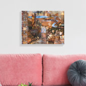 Eagle's Den Wrapped Canvas Leinwanddruck (Insitu (Wohnzimmer))